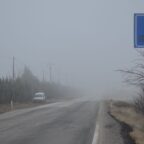 Çankırı-Ankara karayolunda sis
